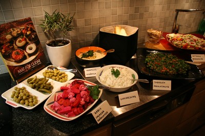 Diverse libanesisk mat