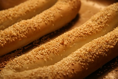Den här formen och ungefär den här smaken hade brödet i Jerusalem. 